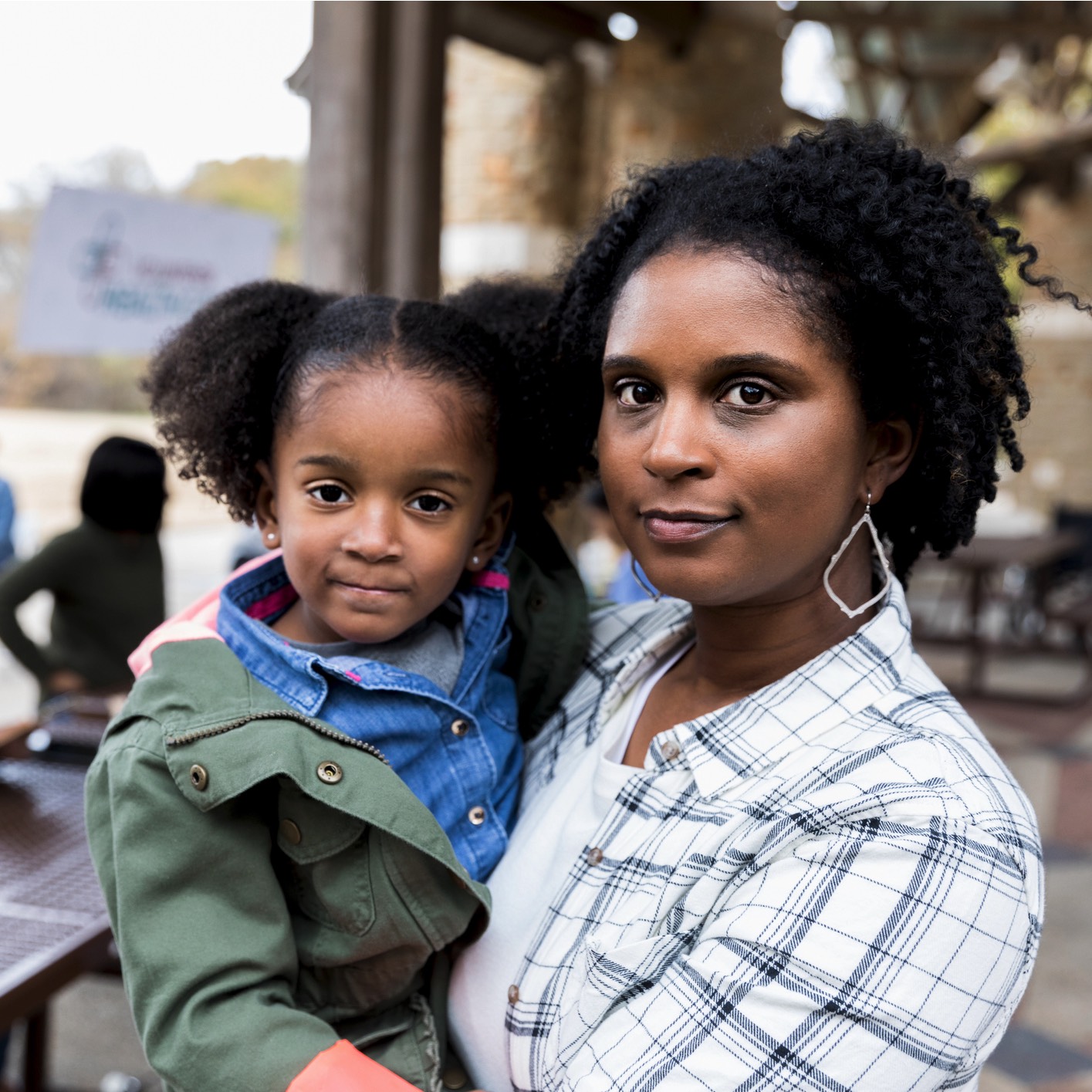 Photo of a mother and daughter