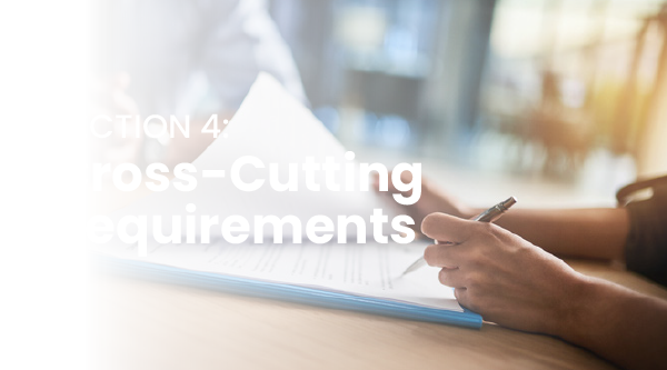 Section 4: Cross-Cutting Requirements