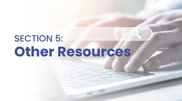 Section 5: Resources